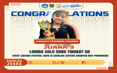 Selamat dan Sukses ! Siswa Hebat Larasati Putrining Yakobus