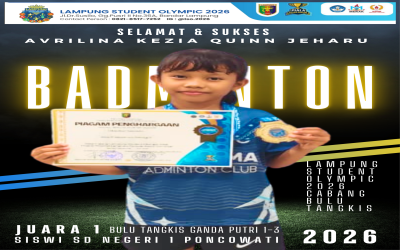 Yessss !! Siswi Muda Hebat, Avrilina Kezia Quinn Jeharu !